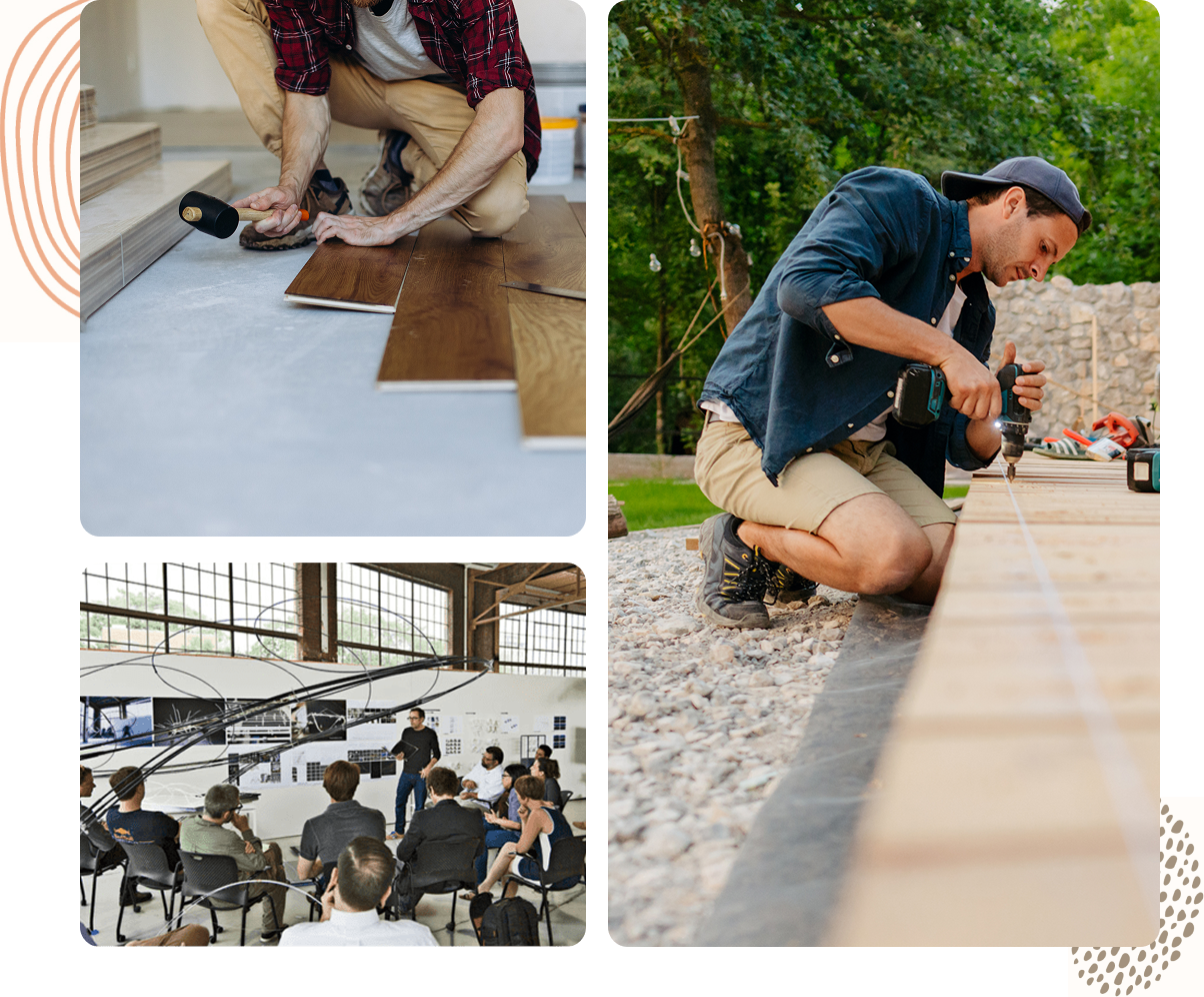 Business meeting presentation